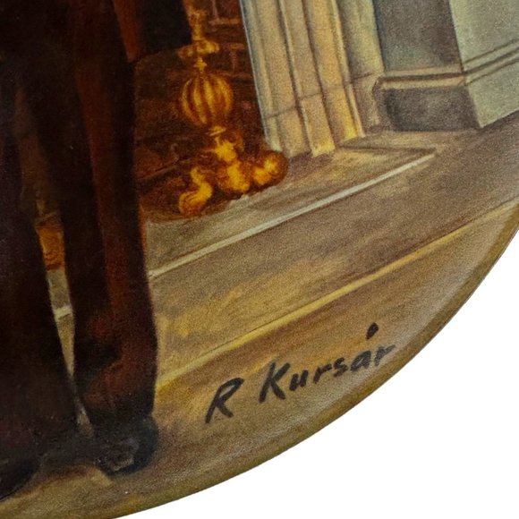 Gone With The Wind " Rhett" Plate 8.5" Vintage 1981 by Knowles - Picture 8 of 9